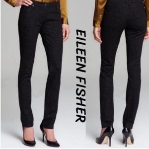 Eileen Fisher Stretch Trousers. Black Size 10